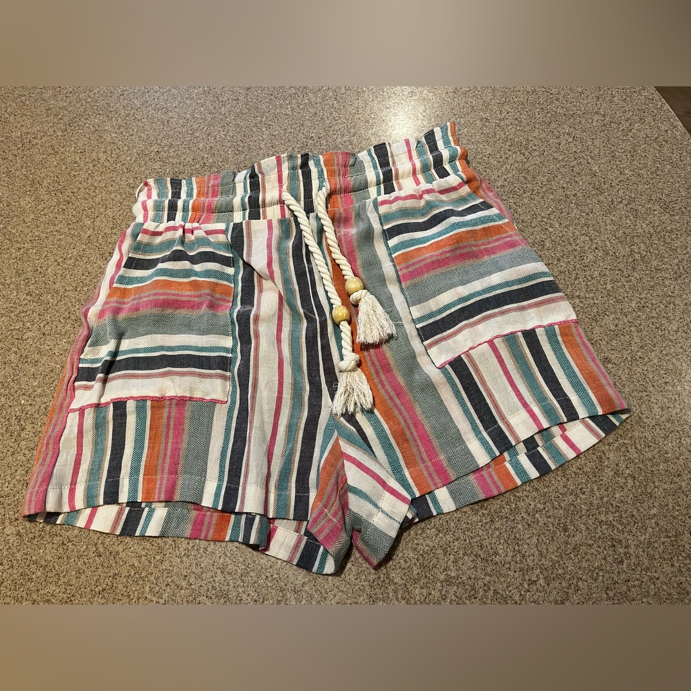 Cupshe Multicolor Striped Women's Cargo Shorts